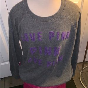 PINK size medium sweatshirt